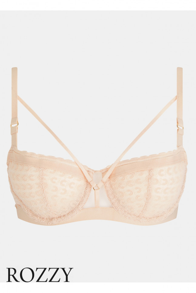 Бюстгальтер балконет Chantelle Monogram C11ZM5 бежевый