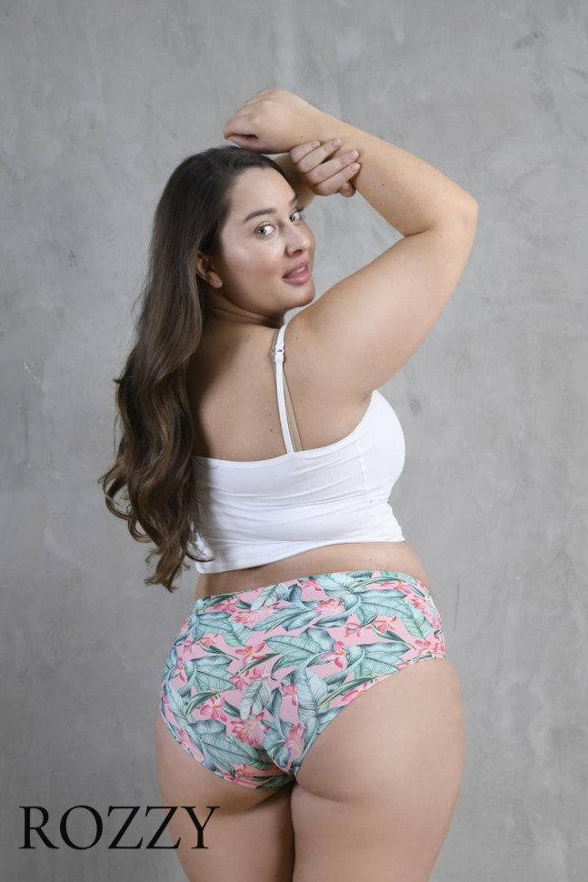 Трусы классика Julimex Hawall розовый/цветы