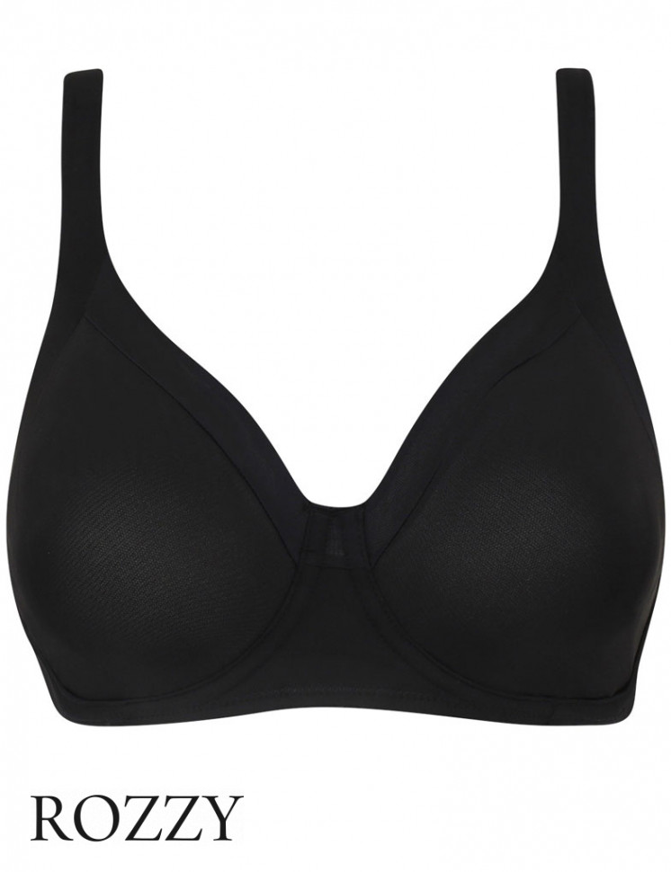 Бюстгальтер DIM Generous Invisible 4D62 черный