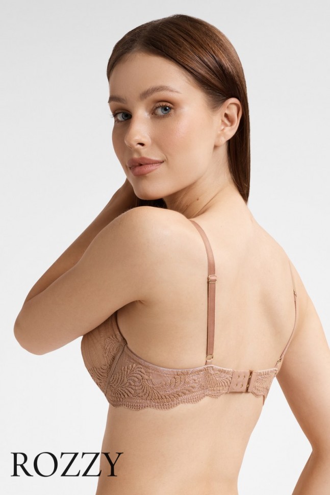 Бюстгальтер планж пуш-ап Esotiq Khloe 40556 капучино