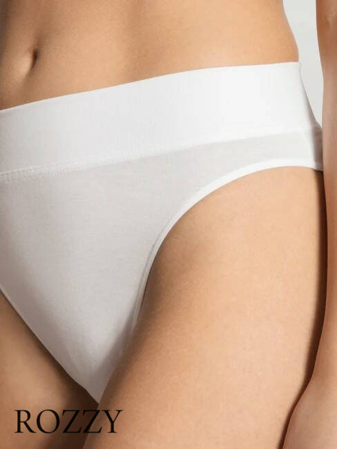 Трусы слипы хлопковые Calida Elastic 22030 белый