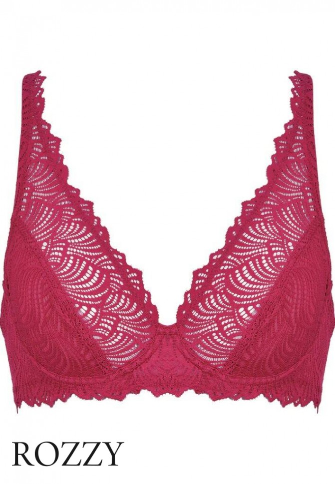 Бюстгальтер Naturana The Friday 7675 бордовый К