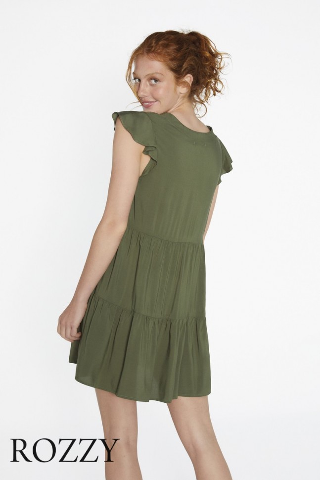 Платье пляжное вискозное Ysabel Mora 85785 хаки