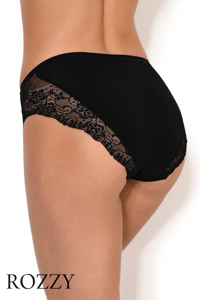 Трусы классика хлопковые Janira Charm Cotton 31689 черный