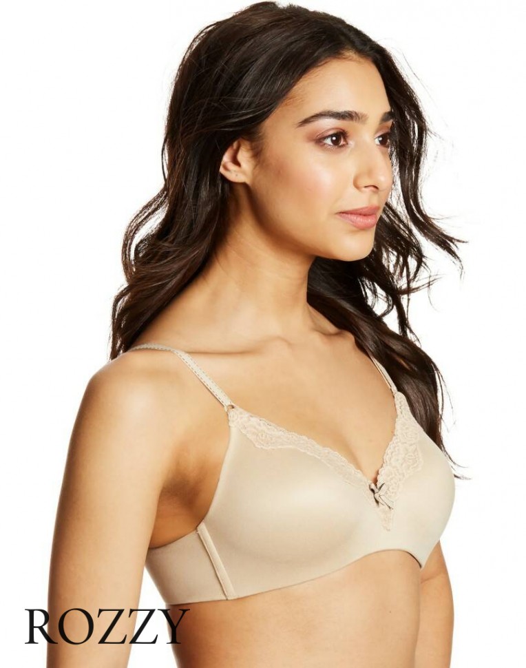 Бюстгальтер пуш-ап без косточек Maidenform 9456 латте/черный